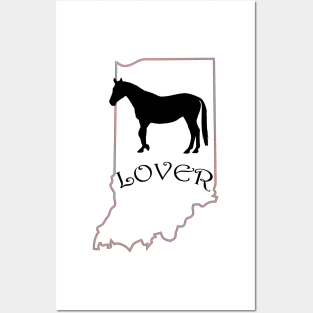 Indiana Horse Lover Gifts Posters and Art